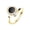 A, variant on A Adjustable Stainless Steel Ring With Digital Number Coin Pattern Open Cuff Minimalist Fashion Jewelry For Women Men
