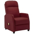 thumbnail image 4 of vidaXL Massage Reclining Chair Leisure Recliner for Home Theater Faux Leather, 4 of 7