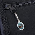 thumbnail image 3 of Happy Ferret Antiqued Oval Charm Clothes Purse Suitcase Backpack Zipper Pull Aid, 3 of 3