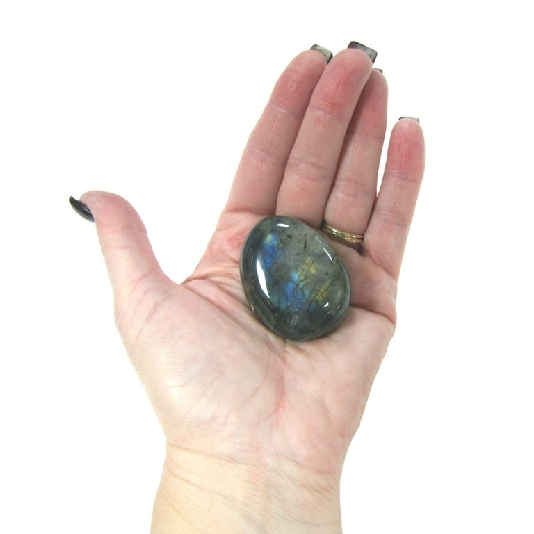 Black Crystal Labradorite Reiki Tumble Stone Negative Energy Chakra Healing Rock Black Crystal Labradorite Reiki Tumble Stone Negative Energy Chakra Healing Rock