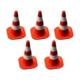 thumbnail image 3 of 5 conos de tráfico a escala 1/64, modelo de simulación, adorno, diorama, accesorio para miniaturas rojo, 3 of 9
