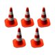 thumbnail image 3 of 5 piezas 1/64 modelo de cono de tráfico micro estacionamiento escena decoración resina foto accesorios rojo, 3 of 9