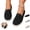 Black, variant on Mfakffe Womens Knit Slip On Flat Shoes Breathable Mesh Non Slip Sneakers Lightweight Casual Low Top Daily Walking Shoes