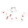 thumbnail image 3 of Luces decorativas para árbol de Navidad, cadena de luces LED colgantes con 5 tipos de colgantes para decoración navideña y cumpleaños, 3 of 14
