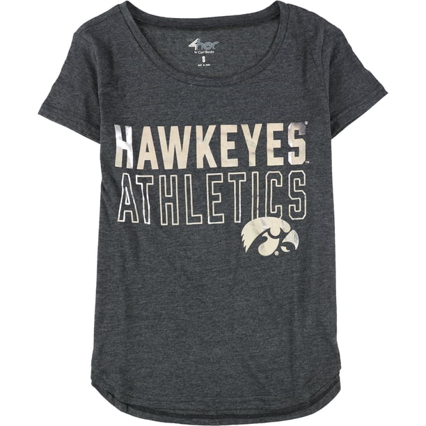 Camiseta gráfica para mujer G-III Sports Hawkeyes Athletics gris pequeña