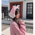 thumbnail image 1 of Orejeras de garra de gato de oto?o e invierno Tal, versión coreana, dulce y linda, joven estudiante, hembra, cálida y a prueba de frío, orejeras de aro para el cabello (rosa) ShuxiuWang 8390606518842, 1 of 1