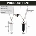 thumbnail image 4 of DESIGNICE 2 Pcs Couple Necklace,Romantic "I Love You" Gifts for Her,Matching Couples Jewelry, 4 of 5