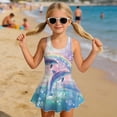 thumbnail image 3 of FUIALDOLG Cartoon Bee Swimwear for Little Girl,One-Piece Swimwear Quick Drying Kids Beach Bathing Suit with Skirt Sleeveless Tank Top A-Line Flowy Dress for Swimming,Beach Vacation,Water Active 3-4 Y, 3 of 7