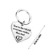 thumbnail image 5 of Llaveros para mujer, llavero de billetera, llavero de auto, lindo llavero de moda para el Día de la Madre, letras de acero inoxidable, regalo, llavero de corazón, llavero colgante, 5 of 5