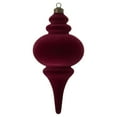 thumbnail image 6 of 3 Count Red Flocked Christmas Ornaments, by My Texas House, 6 of 6