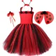 thumbnail image 2 of Vestido de tul con tutú de mariquita para niñas, vestido elegante para fiesta de cumpleaños, disfraz de mariquita, insecto, Halloween, ropa para niños, 2 of 5