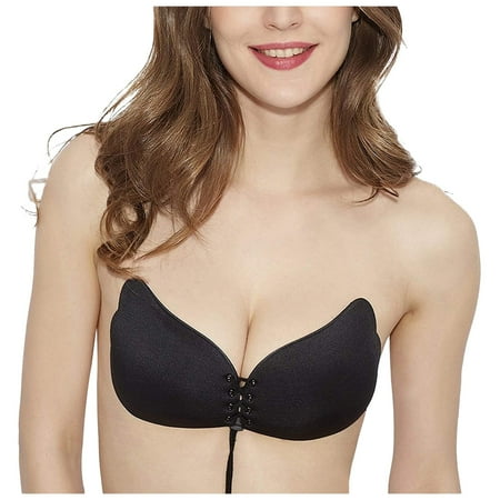 

UmitayWomen Sticky Bra Strapless Backless Bra Self Adhesive Bra Push up Bra