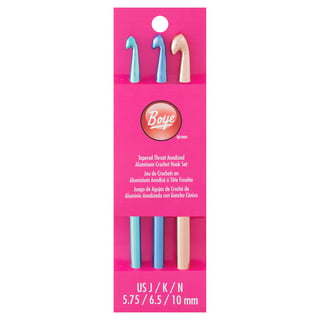 Michaels Bulk 24 Pack: Anodized Aluminum Crochet Hook by Loops & Threads, Size: I / 5.5 mm, Assorted