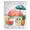 White, Red, Green, variant on Summer Beach Party Sheer Curtains 45" Long for Bedroom, Watercolor Polka Dots Fruits Tropical Yellow Light Filtering Privacy Drapes, Breathable Semi Sheer Short Window Treatment for Kitchen Cafe