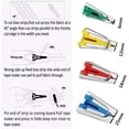 thumbnail image 5 of Kit de fabricantes de cinta al bies de tela, herramientas para hacer cinta al bies de tela de 6MM/12MM/18MM/25MM, 4 tamaños, fabricantes de cinta al bies de costura DIY, 5 of 5