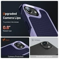 thumbnail image 5 of Armor Shockproof Case for iPhone 7 / 8 / SE 2020 / SE 2022, [Military Grade Anti-Drop] Rugged Hybrid Hard PC+Soft Silicone Heavy-Duty Tough Durable Slim Protective Bumper Phone Case, Lightpurple, 5 of 8