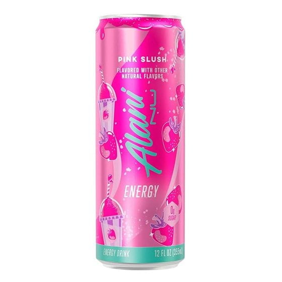 New Alani Energy Drink Variety Pack Winter Wonderland , Pink Slush ,Sherbet Swirl Sugar-Free, 12 fl oz Low-Calorie Energy Boost Drink (Pack of 6)