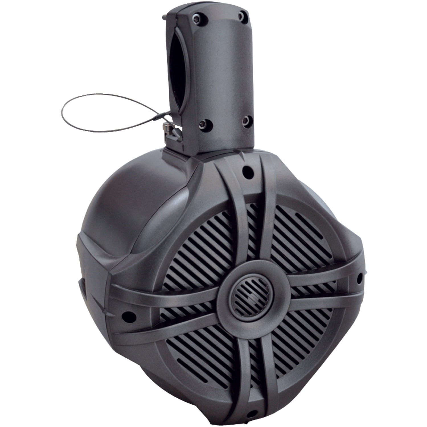 Acoustik® Mwt-80t Marine-grade 8" 750-watt Wake Tower Enclosure & Speaker System (titanium) - image 2 of 2