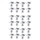 thumbnail image 1 of Paquete de 24 Soportes de Montaje de Panel Solar, Abrazaderas de Extremo de Panel Solar, Abrazaderas Centrales, para Módulo Solar de Panel Solar Fotovoltaico de 30 mm, 1 of 5