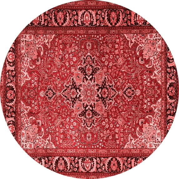 Ahgly Company Indoor Round Persian Red Traditional Area Rugs, 8' Round