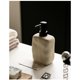 thumbnail image 4 of Modern Ceramic Soap Dispenser, Beige Speckled Finish, Black Pump Top, Refillable Liquid Container for Bathroom Kitchen(440 ml), 4 of 5