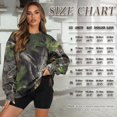 thumbnail image 6 of Garronmavis Women's Sweatshirt Camouflage Size 2XL Oversized Duck Hunting Crewneck Soft Fall Winter Outfits Long Sleeve Sweatshirt for Women, 6 of 6
