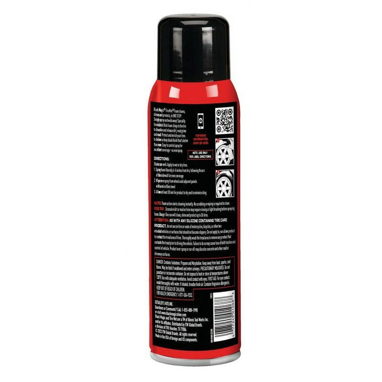 Black Magic 18 oz. Tire Wet Foam - Car Protectant and Black Magic 18 oz. Tire Wet Foam - Car Protectant and