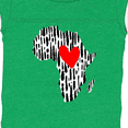 thumbnail image 4 of Inktastic Black History Month Ink Print African Heart Boys or Girls Baby Bodysuit, 4 of 5