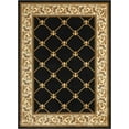 thumbnail image 3 of Well Woven Patrician Trellis Black French European 3'11" x 5'3" Area Rug / Floral Rug, 3 of 9