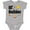 AC-Heather Grey, variant on Lil Builder Future Construction Worker Boys or Girls Baby Bodysuit
