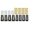 thumbnail image 1 of Kit de equilibrado de aspas de ventilador de techo Uxcell, 8 juegos que incluyen 8 clips y 8 pesos de 5G y 12 pesos de 3G en tono dorado/negro/blanco, 1 of 6