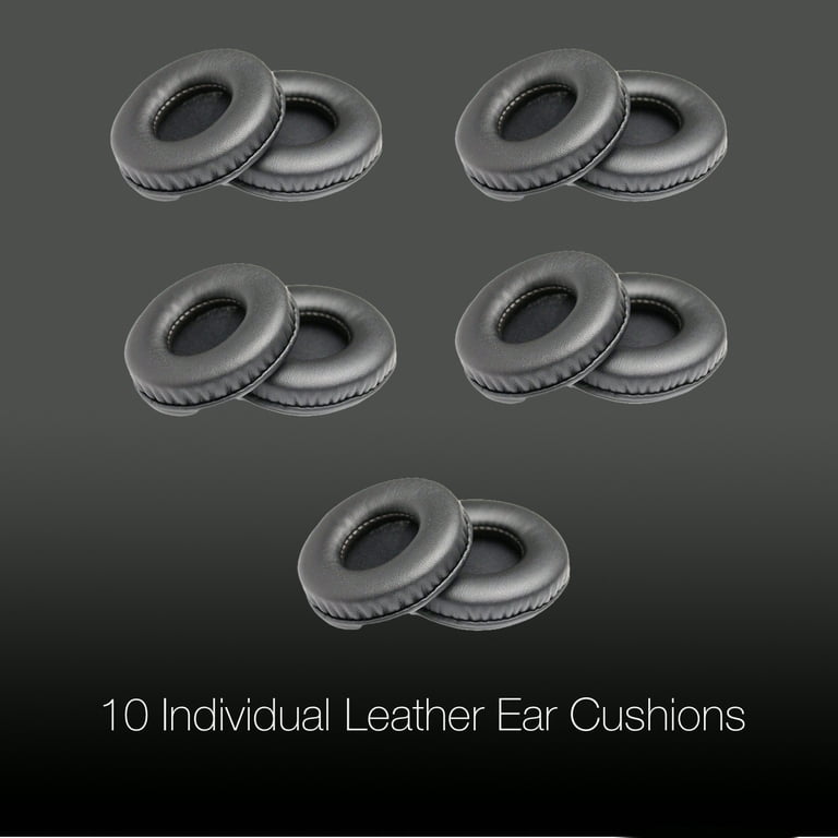 Leatherette Headset Ear Pads 10pk Replacements for BlueParrott