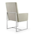 thumbnail image 6 of Manhattan Comfort Element 18.9" Velvet Dining Armchair in Off White (Set of 2), 6 of 8
