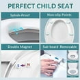 thumbnail image 5 of Round Toilet Seat with Built-In Toddler Training Seat, 5 of 8
