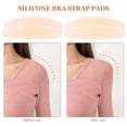 thumbnail image 4 of Alipis 2pcs Durable Washable Anti-slip Silicone Bra Strap Cushions Shoulder Pads (Nude), 4 of 5