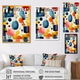thumbnail image 4 of Designart "Mid Century Geometric Shapes in Colorful Display II" Abstract Framed Wall Art - Modern Colorful Abstract Geometric Entryway Framed Wall Art Print, 4 of 6