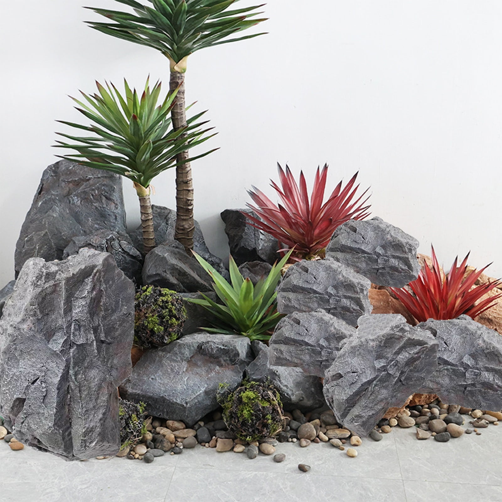 Fake Rainforest Landscape, Faux Sandstone Rock, Outdoor Faux Rock Cover, Fake Rocks, Realistic Artificial Landscape Rocks