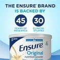 thumbnail image 3 of Ensure Original Nutrition Shake Powder with 9 grams of protein, Meal Replacement Shakes, Vanilla, 14 oz, 6 Count, 3 of 3