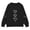 Black, variant on AUDeals Girls Heart Print Sweatshirt - Round Neck Long Sleeve Loose Fit Pullover Top for Kids Spring Fall Casual Everyday Wear