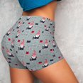 thumbnail image 4 of Honeii Christmas Gnome 1 Print Women's Workout Shorts, Gym Shorts for Active Wear, Sports Shorts,Women's Running Shorts,Quick Dry Athletic Shorts-X-Large, 4 of 8