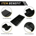 thumbnail image 4 of Bandeja organizadora de consola central para Chevy Silverado y GMC Sierra 2500 3500 HD 2020-2023, solo para consola con asientos de cubo, 4 of 6