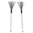thumbnail image 4 of Brosse à Tambour, Brosse à Tambour Compact Bon Effet pour Batteur Blanc, 4 of 8