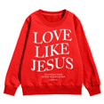 thumbnail image 4 of SNKSDGM Toddler Big Girls Hooded 9-10 Years Girls Sweatshirt Size 6-7 Girl's Graphic Prints Sweatshirt Crewneck Long Sleeve Cute Drop Shoulder Pullover Tops Cute Sweatshirt for Girls 10-12, 4 of 5