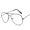 Black, variant on Metal Frame Anti-Blue Light Glasses, Flat Mirror Optical Eyewear for Enhanced Vision and Protection, Style 3026