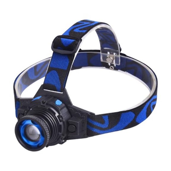 Eigraketly Linterna montada en la cabeza giratoria para correr, lámpara impermeable para la frente, linternas frontales potentes portátiles de Pescar sin cable USB