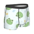 thumbnail image 3 of Haiem Kawaii Frogs Men's Boxer Briefs, Every Day Comfort Stretch Cotton Moisture-Wicking Underwear-X-Large, 3 of 9