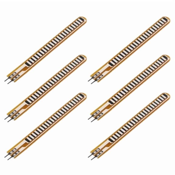 6X Flex Sensor 2.2 Inch Flex Sensor for Manipulator Electronic Glove Accessories Flex2.2Inch Flex Sensor,6 x Flex sensor,Yellow