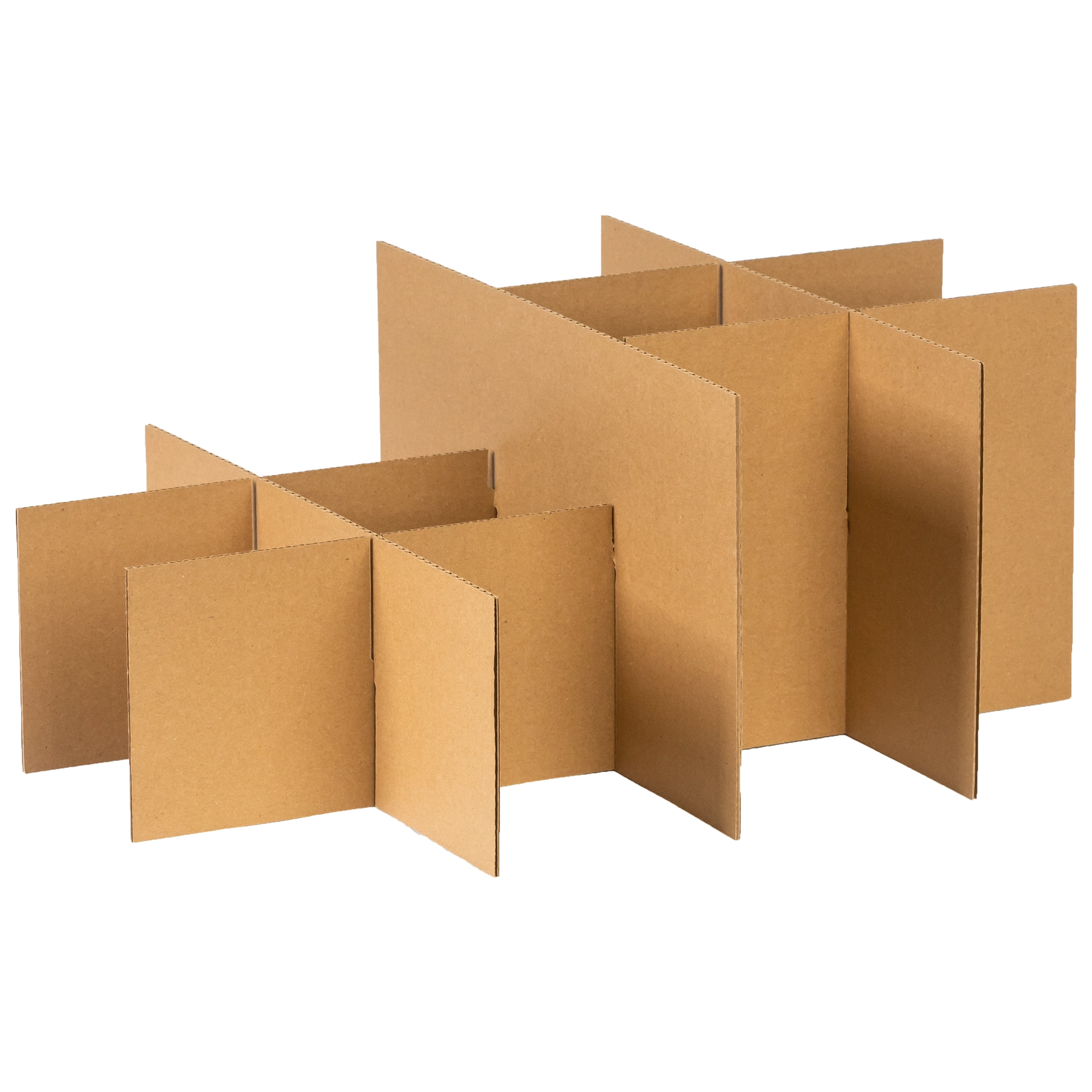 Duck Dish and Glass Moving Kit, 16 Pouches and 12 Corrugate Dividers (Box Not Included)