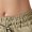 Khaki, variant on Capri Pants for Women 2025 Elastic Waist Summer Lightweight Breathable Cargo Capris with Pockets Womens Cropped Pants