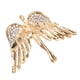 thumbnail image 1 of Broche de ala de ángel, Broche de ala de ángel Broche de ala de ángel de cristal hecho a mano Broche de ala de ángel Alfileres diseñados para profesionales, 1 of 8